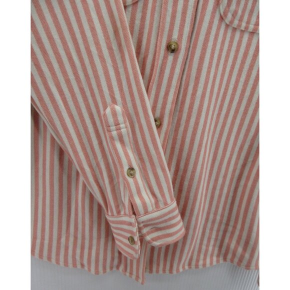 Faherty Top XS Shirt Striped Button Down Stretch Classic Pockets * - Picture 3 of 11
